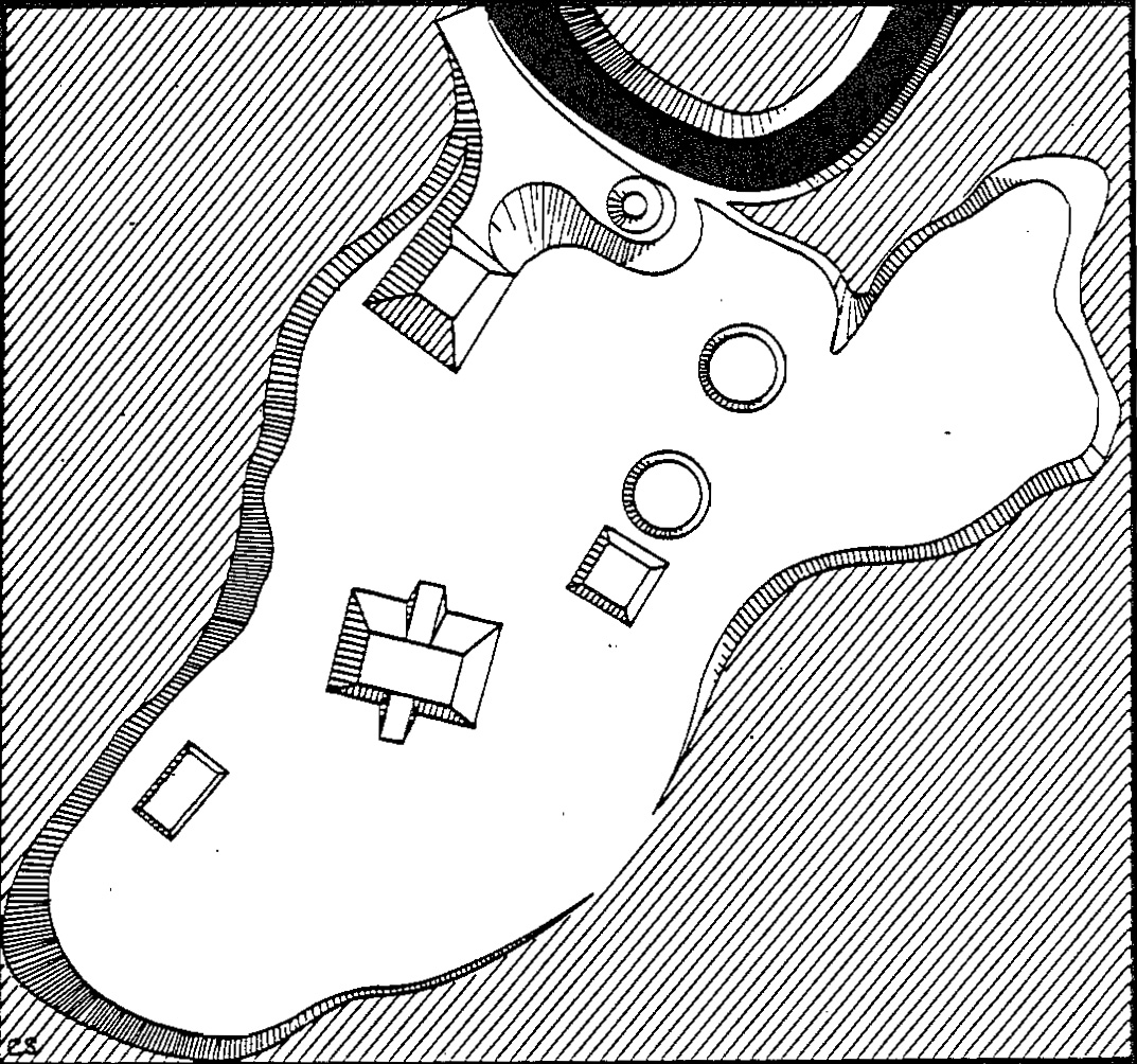 A map of the Adams site.