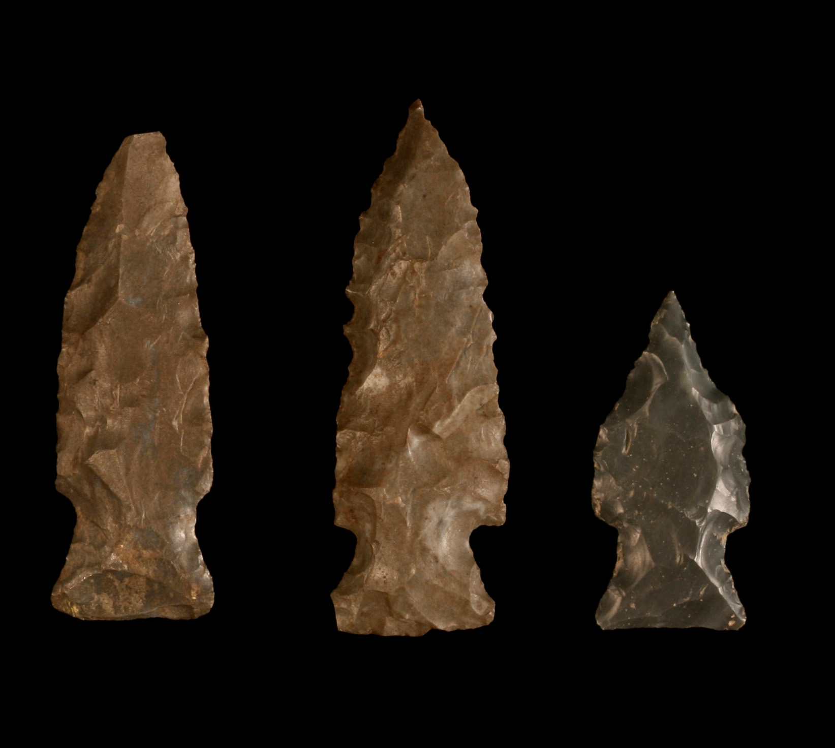 Lowe Flared Base spearpoints.