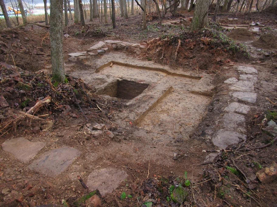 Archaeological excavation of the West Slave House at Glen Fount