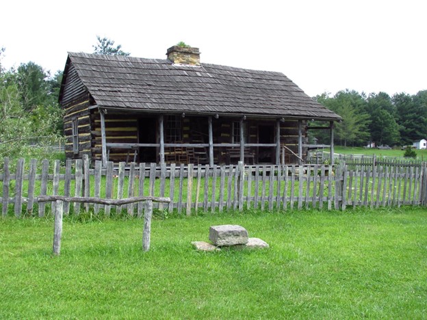 McKenzie House after it had been moved.