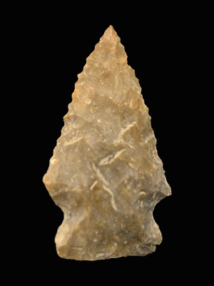 Early Archaic spearpoint.