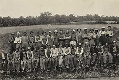 University of Kentucky's 1938 Works Progress Administration field crew.