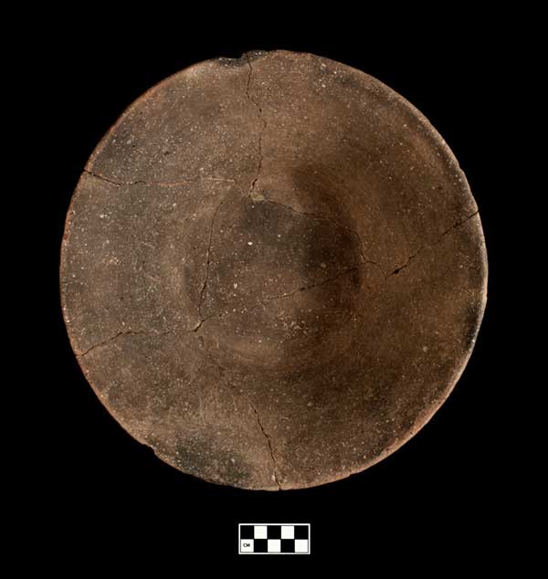 Well-fired Mississippian-style bowl from the Wheeler site.