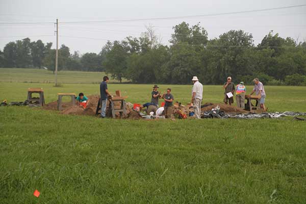Students investigate Wheeler site